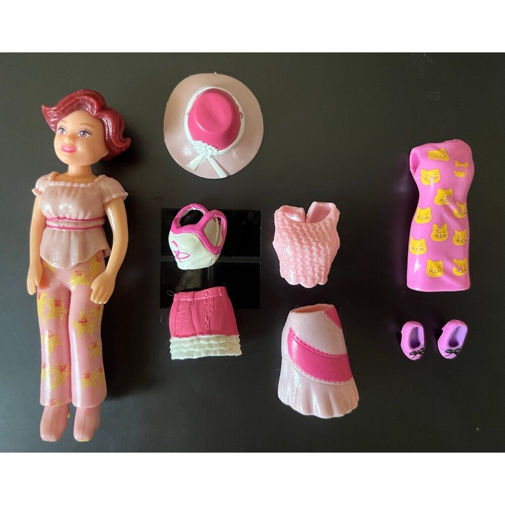 Vintage Polly Pocket Doll with Clothes